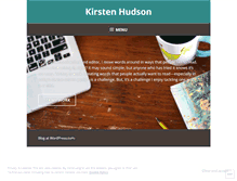 Tablet Screenshot of kirstenmhudson.com